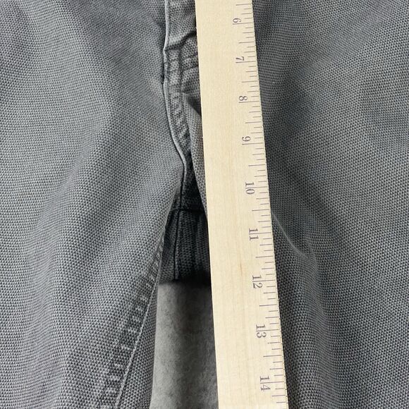 $$SOLD:SE110825$$ Gray Straight Fit Casual Office Trousers Career - Picture 8 of 15